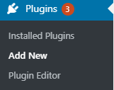 Install new plugin
