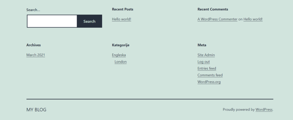prikaz kategorija na sajtu