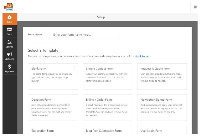 wp forms wordpress plugin