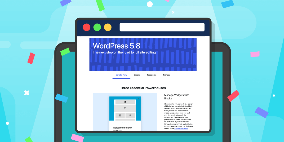 wordpress 5.8