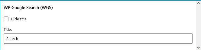 google search bar widget