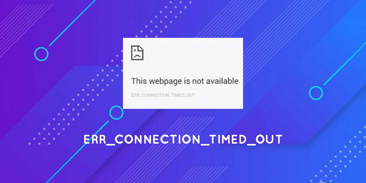 error connection timed out