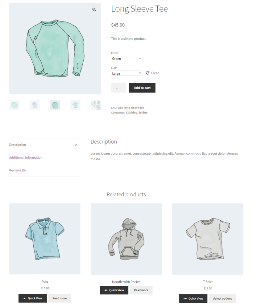 woocommerce kratki kod