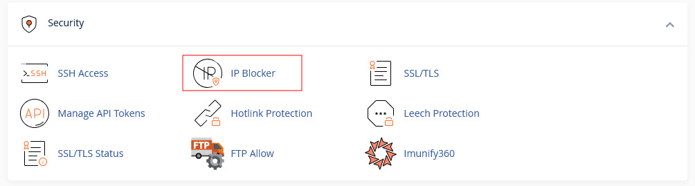 ip blocker u cpanel-u